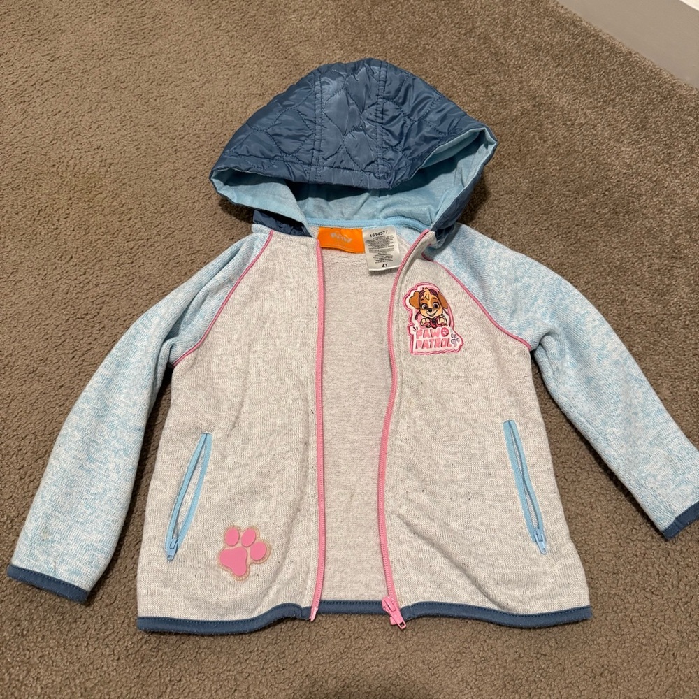 Nickelodeon Paw Patrol Blue and Gray Hoodie